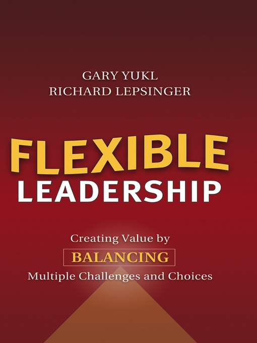 Title details for Flexible Leadership by Gary Yukl - Available